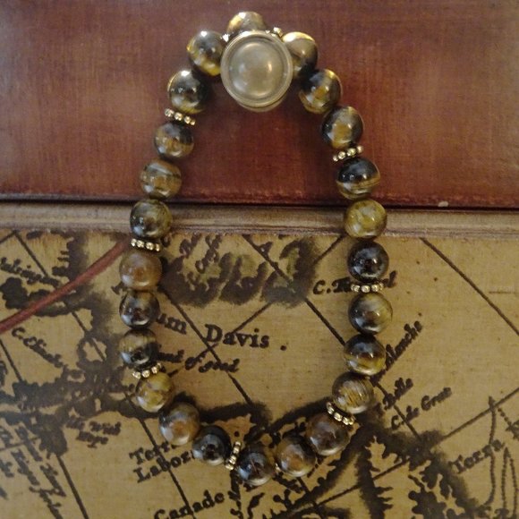 Men's stretch bracelets, double-strung, made-to-order by Carole With an E! - Picture 5 of 9